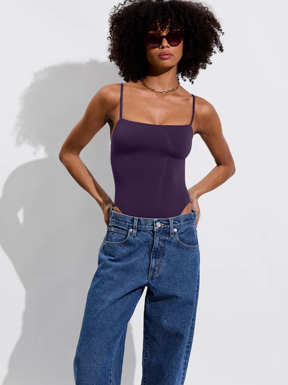 Left on Friday Retreat One-piece Swimsuit - Legend Purple size small tall - Picture 4 of 5